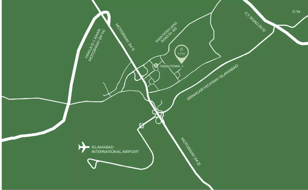 Faisal Heights location