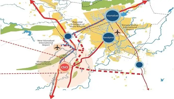 Capital Smart City Location Map